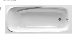 Ванна Vanda II 150х70 белая 250_100_Array